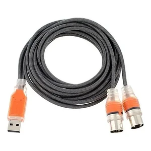 Cable Interfaz MIDI USB 2.0 con 2 Puertos I/O MIDIMATE eX ESI