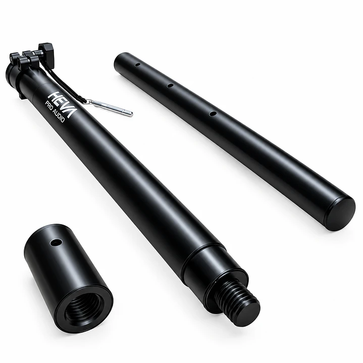 Barra Pole Montaje para Heva Pro Sub/caja Rosca M20 y adapatador  1