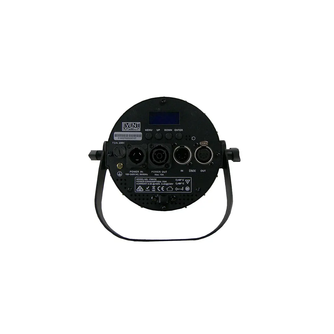 Luz tipo Fresnel Led Event Lighting 2X48W DMX F96VW 6