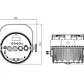 Luz PAR Led Event Lighting 12X12 RGBWAU DMX PAR12X12L - Miniatura 4