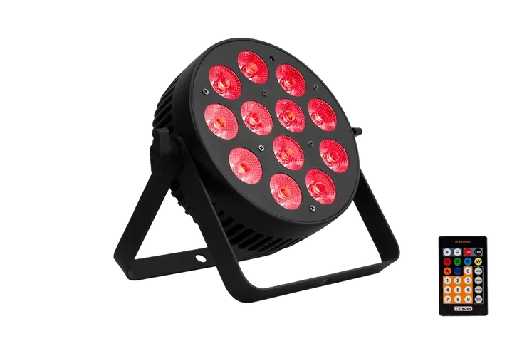 Luz PAR Led Event Lighting 12X12 RGBWAU DMX PAR12X12L 8