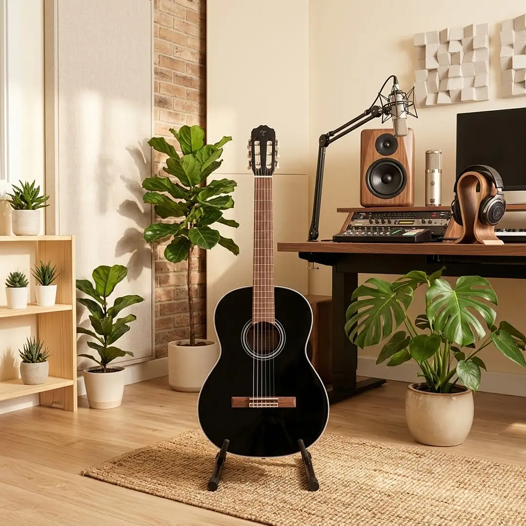Guitarra Acústica Takamine GC2 color negra TAKGC2BLK 5