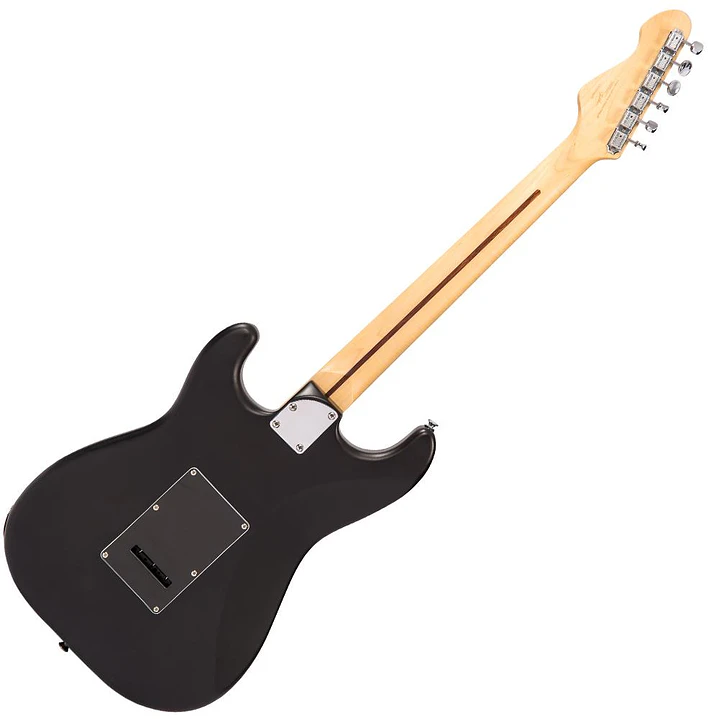 Guitarra eléctrica Vintage VH6 Relssued color negro Boulevard Black V6HMBB 2