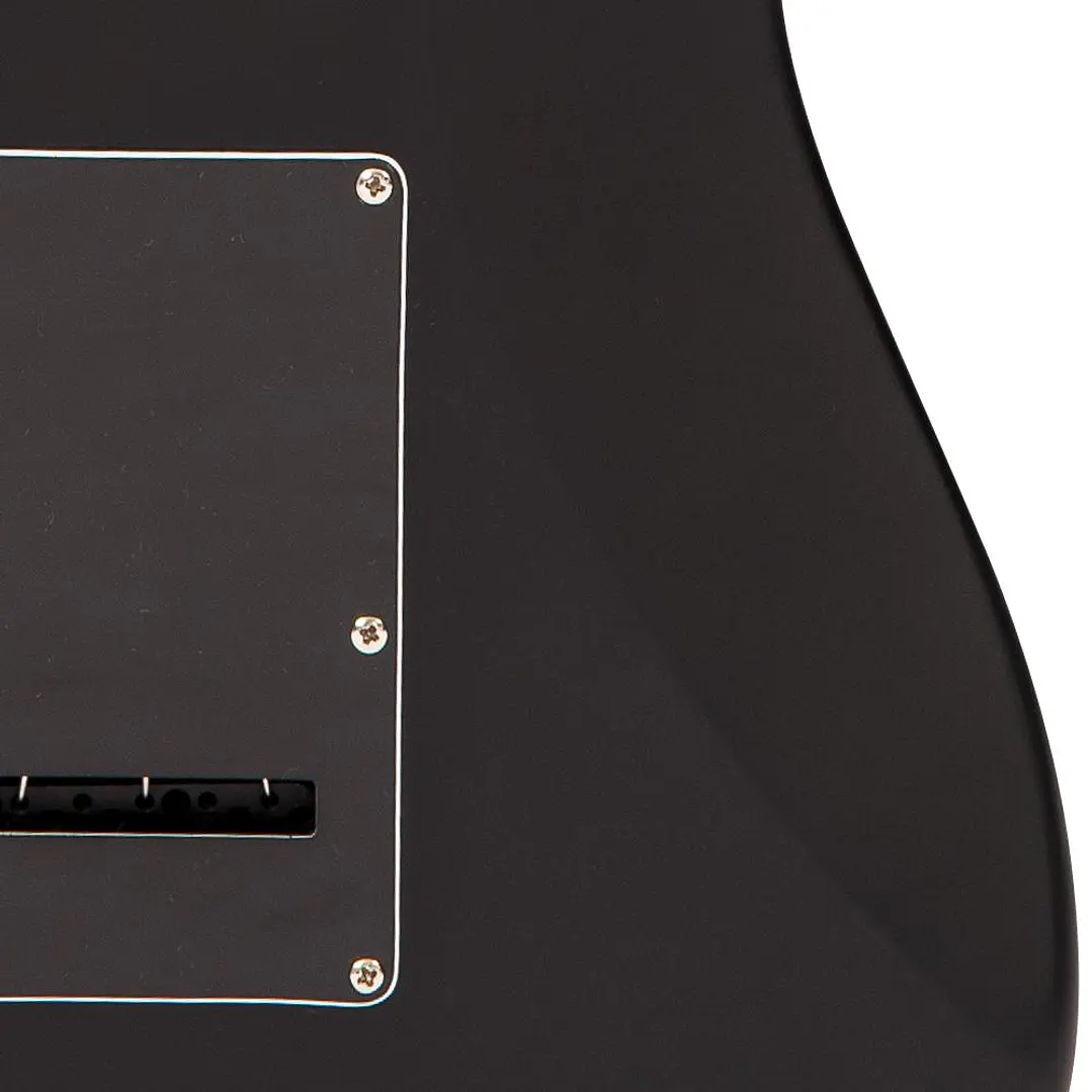 Guitarra eléctrica Vintage VH6 Relssued color negro Boulevard Black V6HMBB 6