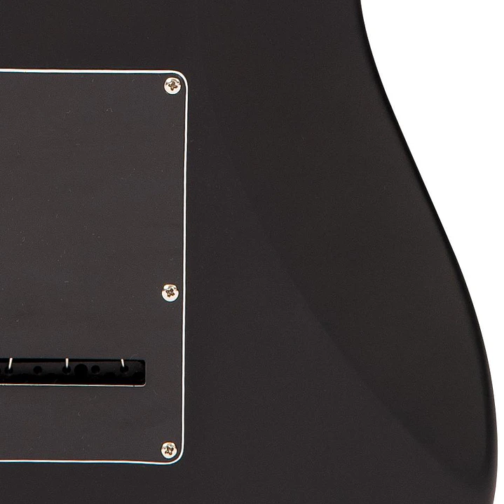 Guitarra eléctrica Vintage VH6 Relssued color negro Boulevard Black V6HMBB 6