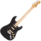 Guitarra eléctrica Vintage VH6 Relssued color negro Boulevard Black V6HMBB - Miniatura 1