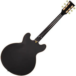 Guitarra eléctrica semiacústica Vintage VSA500B ReIssued VSA500BBK