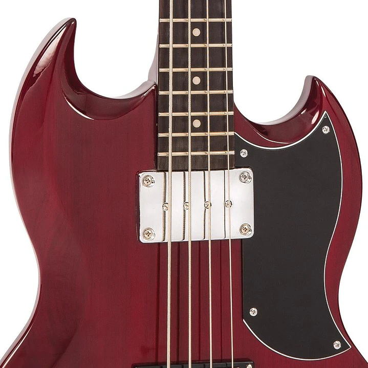 Bajo eléctrico Vintage VS4 ReIssued Cherry Red de escala corta 30
