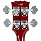 Bajo eléctrico Vintage VS4 ReIssued Cherry Red de escala corta 30