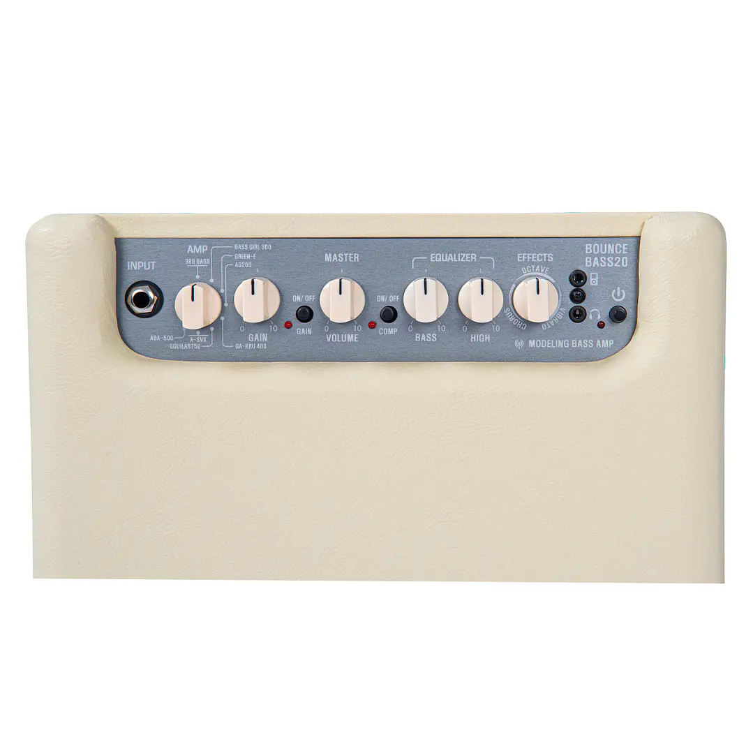 Amplificador combo para bajo Vintage con DSP efectos blanco 3
