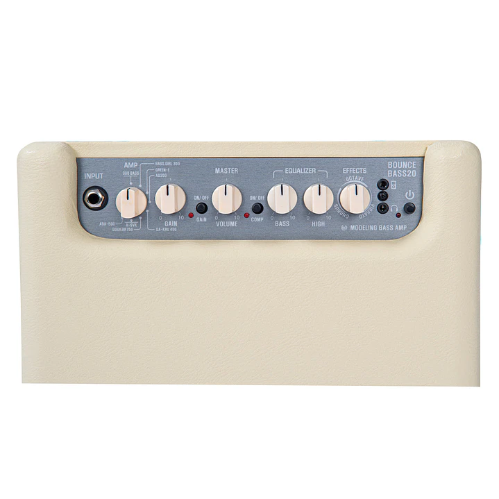 Amplificador combo para bajo Vintage con DSP efectos blanco 3
