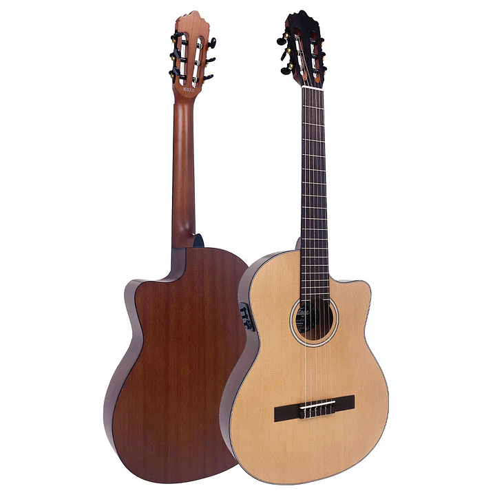  Guitarra electroacústica Slim Body Vintage Santos VSE440N 3