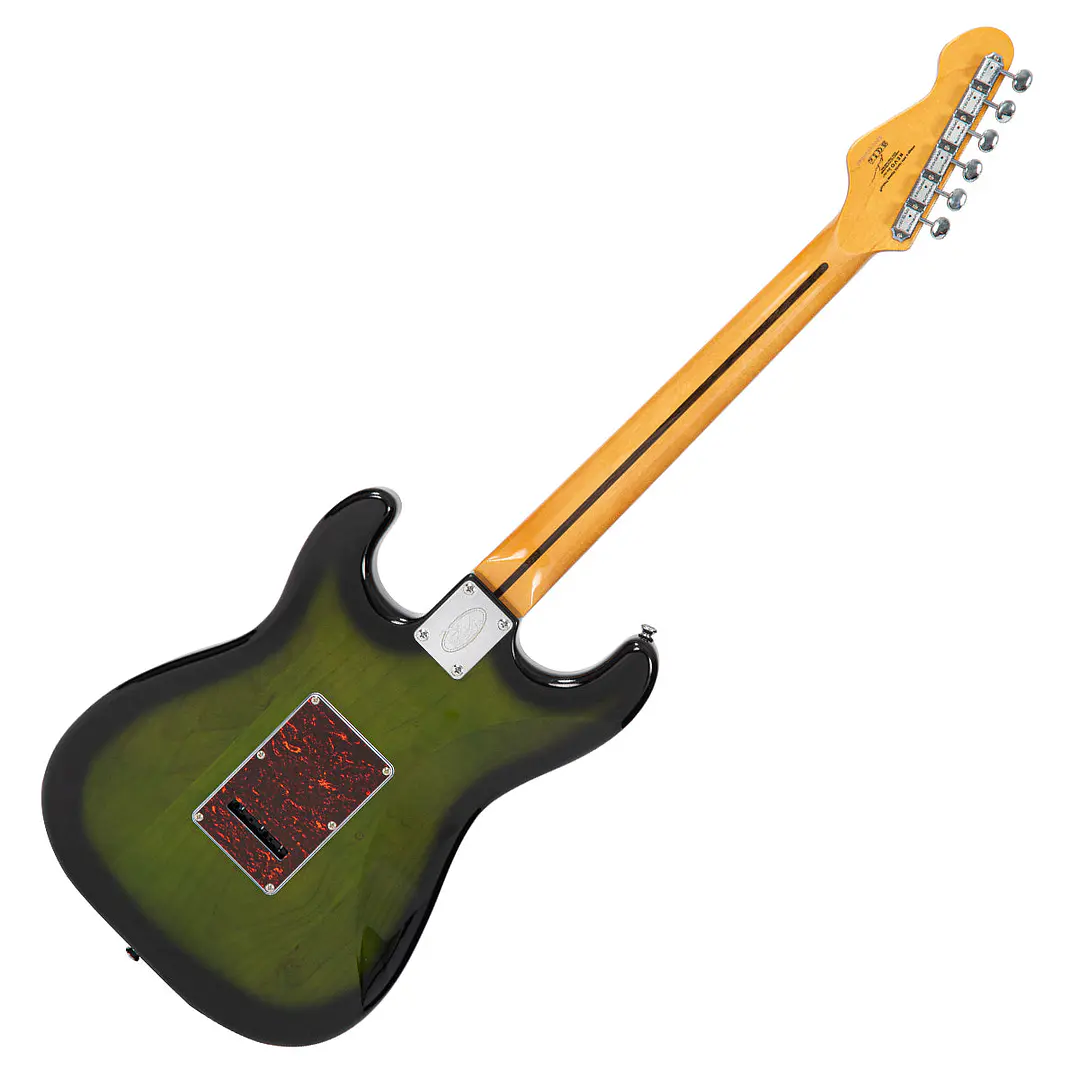 Guitarra Eléctrica Vintage REVO Deluxe Greenburst VRX6GB 2