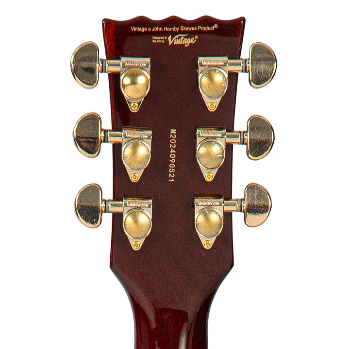 Guitarra Eléctrica Vintage V100-30TH 30th Anniversary Greenburst V100-30TH 9