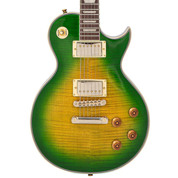 Guitarra Eléctrica Vintage V100-30TH 30th Anniversary Greenburst V100-30TH 3