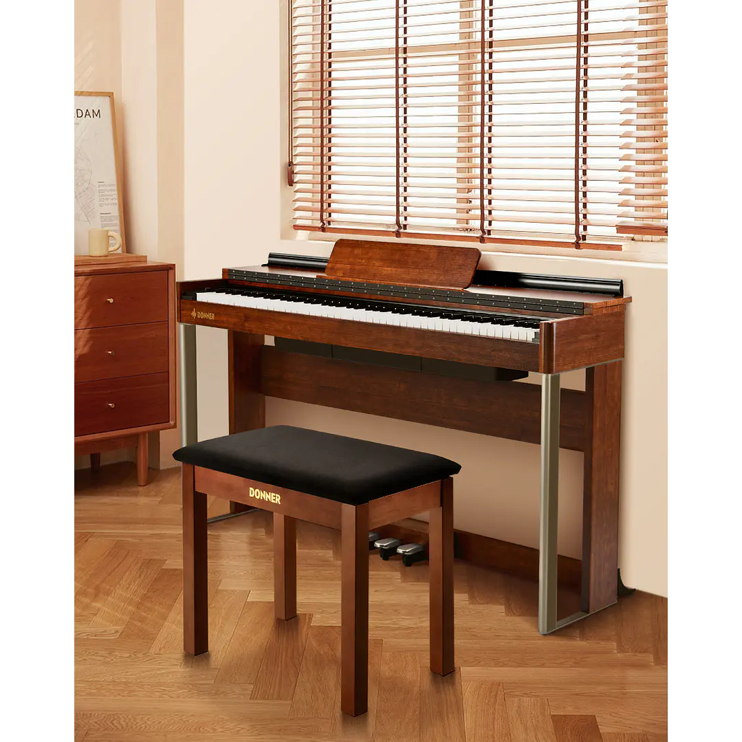 Banqueta Piano Color Madera DKB-10 EC2088 DONNER 8