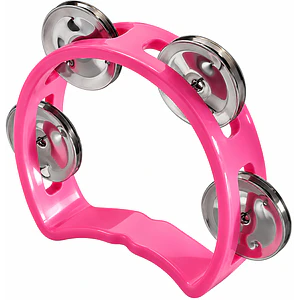 Mini pandero para niños Stagg Aro Con Sonajas Color rosado TABMINIPK