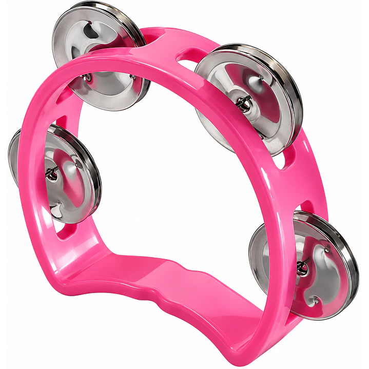 Mini pandero para niños Stagg Aro Con Sonajas Color rosado TABMINIPK 1