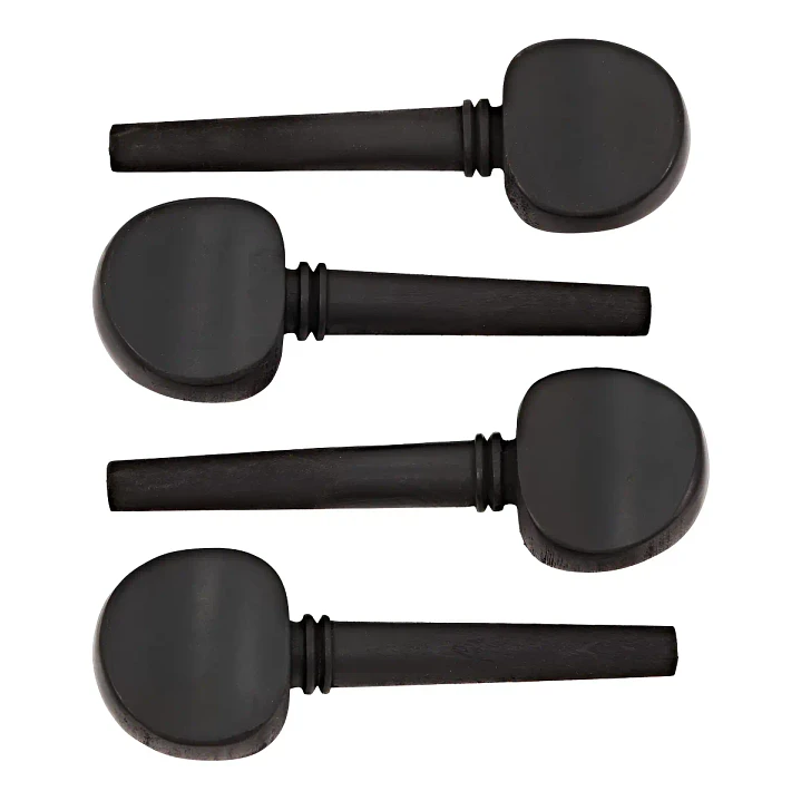 Set clavijas Violín 3/4 Stradella 4 Unidades madera negra CLAV141134 1