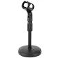 Soporte micrófono de mesa Leonard negro LNDSMM - Miniatura 2