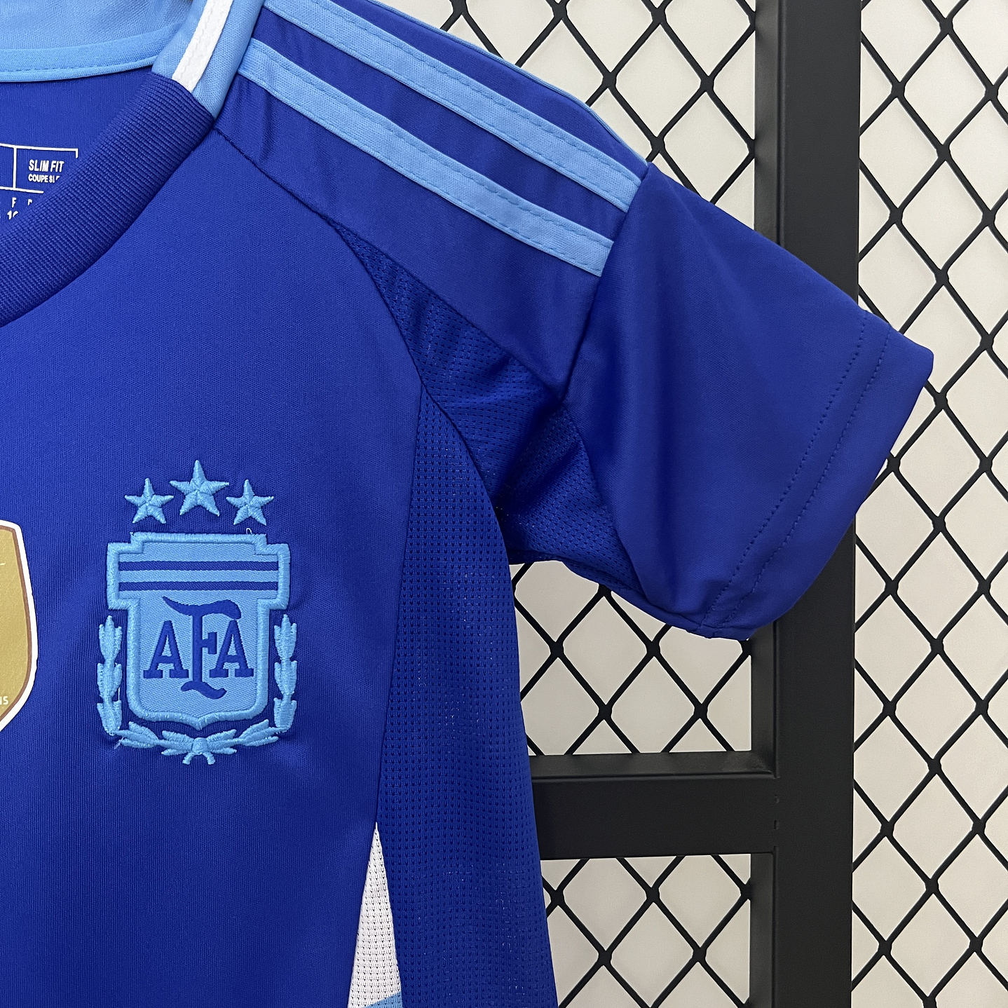 KIT CRIANÇA ARGENTINA AWAY AZUL 24-25 3