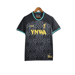  Liverpool Edição especial 24/25 - Torcedor Nike Masculina - Preta com detalhes em verde