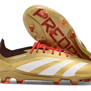 Chuteira Adidas Predator 24º Generation FG Elite - Dourada