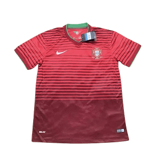 Camisola Retrô de Portugal Mundial 2014 - Vermelha 