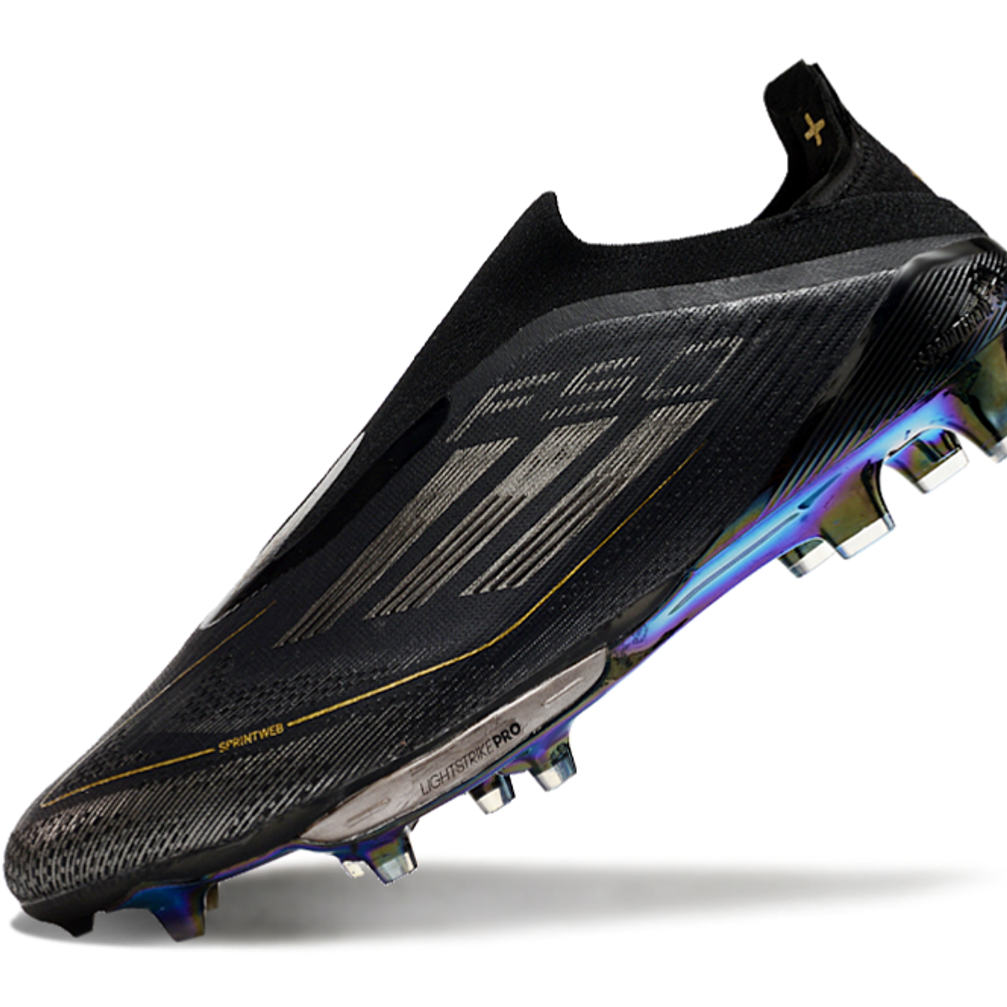 ADIDAS F50 ELITE FG - ALL BLACK BOOT 3