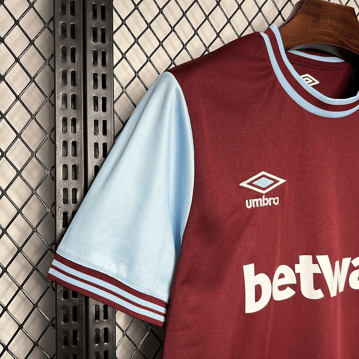 Camisola Principal West Ham 2024/25 Vermelha 2