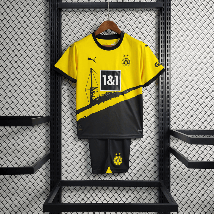 KIT CRIANÇA BORUSSIA DORTMUND HOME 23-24 1