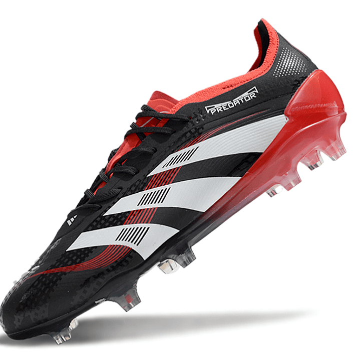 Adidas 25 Predator Elite FG - Preta/Vermelha  3