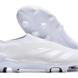 Adidas Predator Elite Laceless Boots FG ALL WHITE