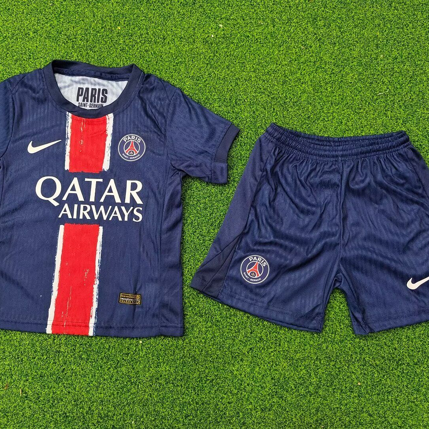 KIT CRIANÇA PSG HOME 24-25 Azul e Vermelho 1