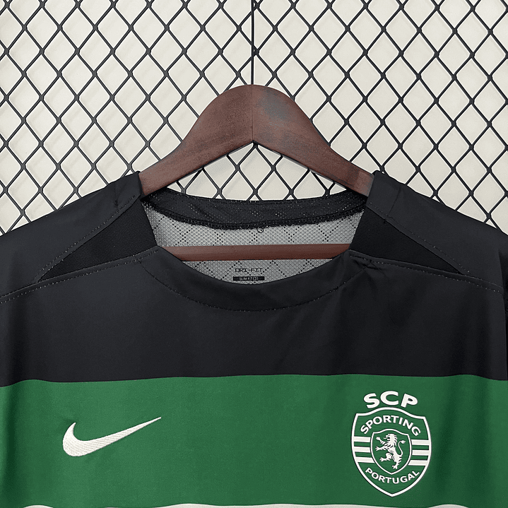 SPORTING HOME 24/25 PRETA E VERDE 4