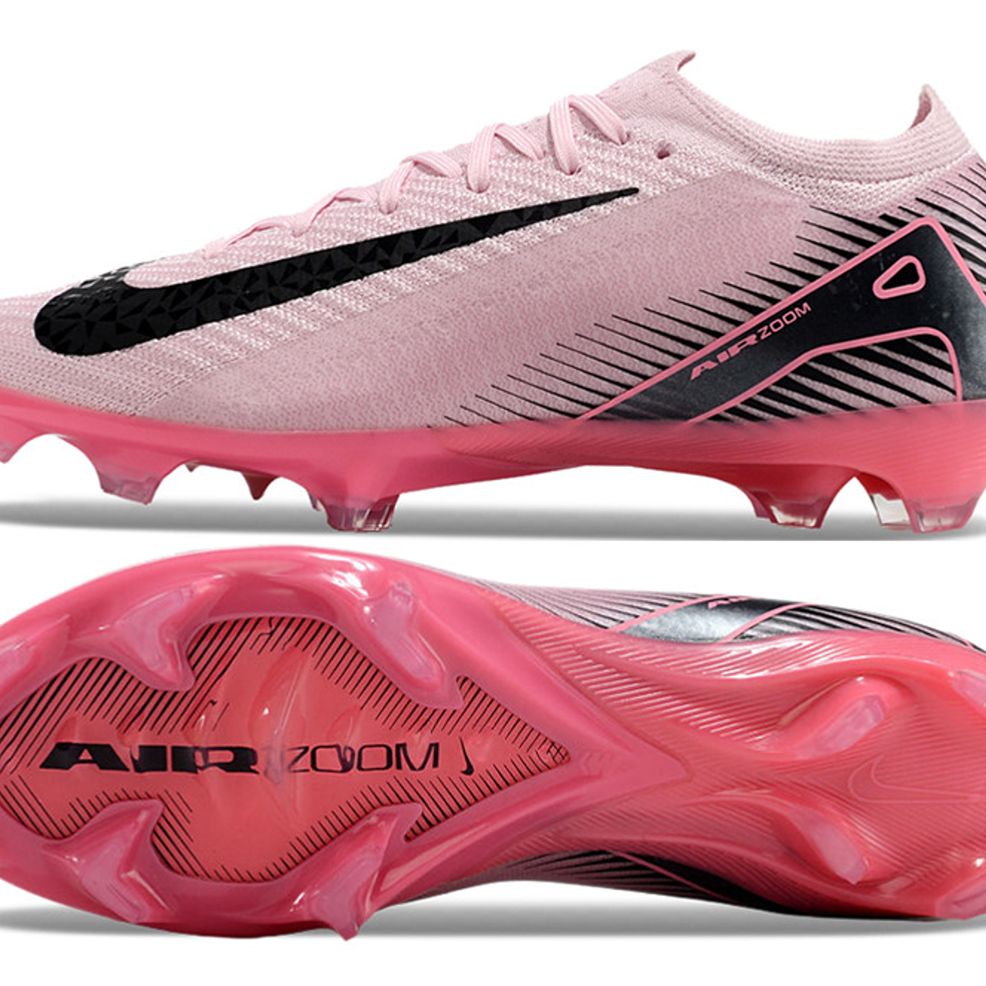 NIKE AIRZOOM MERCURIAL VAPOR 16 FG ELITE ROSA E BRANCA 5