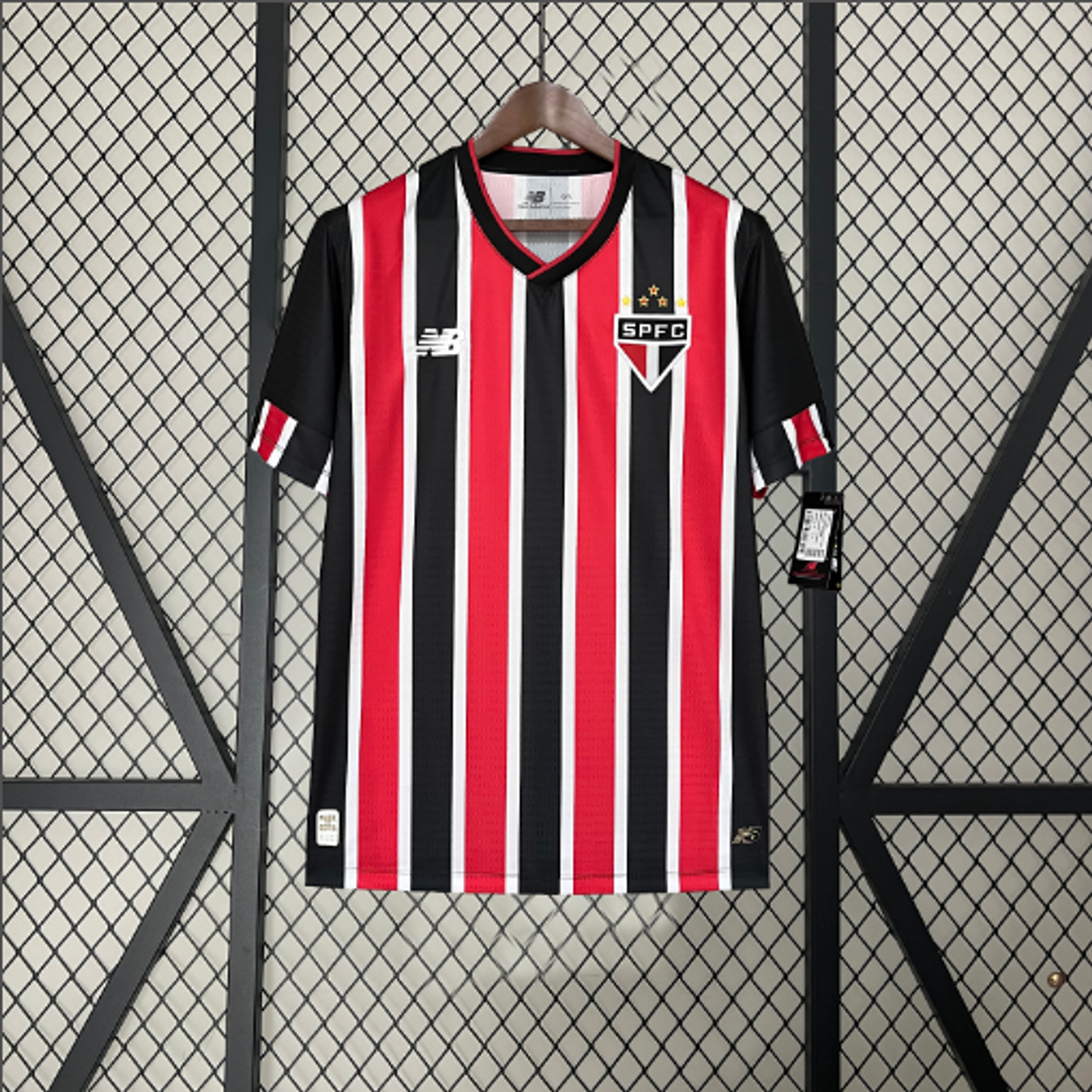 SÃO PAULO AWAY 24/25 Preta e Vermelha 1