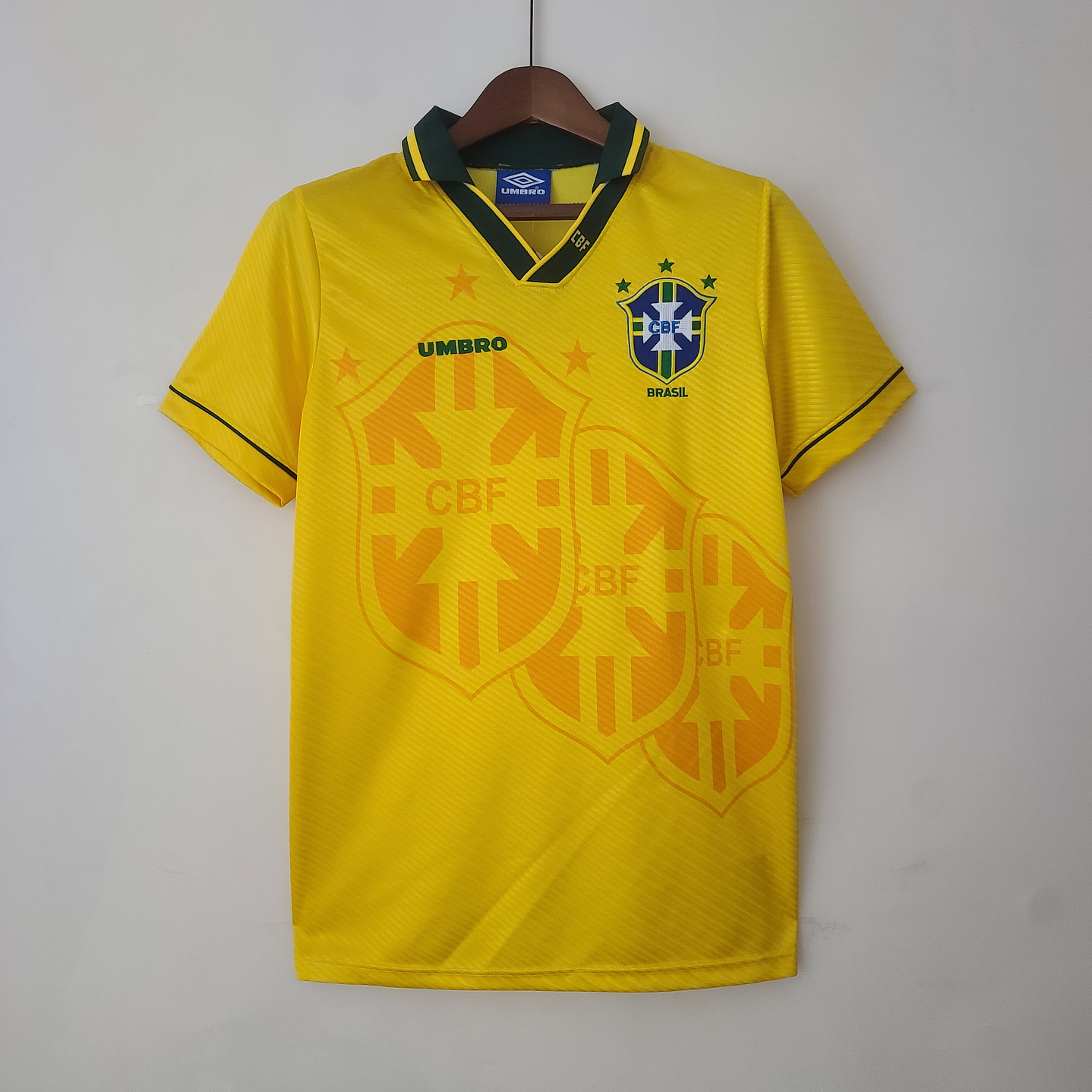 BRASIL HOME RETRÔ ÉPOCA 93/94 AMARELA 1