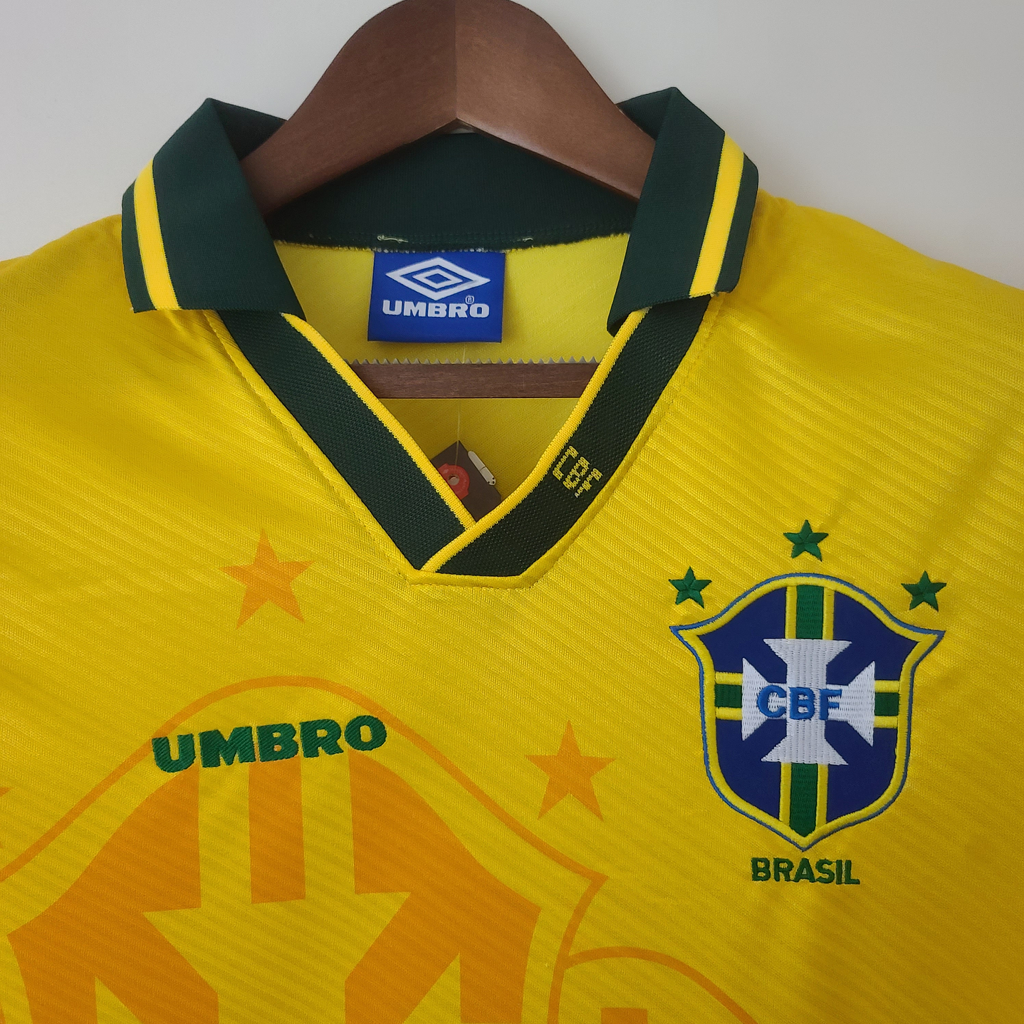 BRASIL HOME RETRÔ ÉPOCA 93/94 AMARELA 5