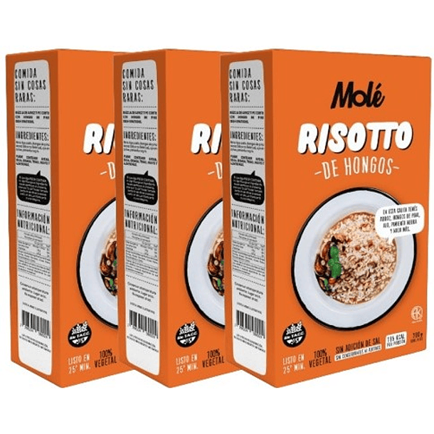 PACK Risotto de Hongos (3 x 200g) 1