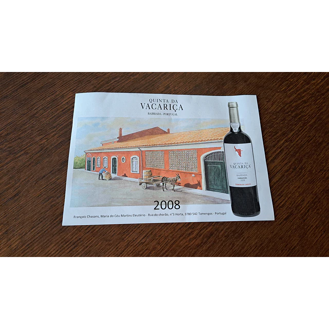 Quinta da Vacariça Garrafeira Tinto 2008