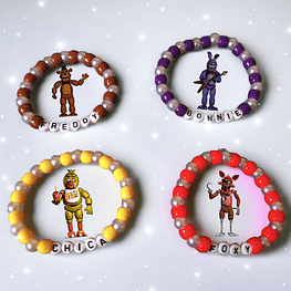 Set 4 Pulseras FNAF