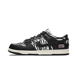 Nike SB Dunk Low Quartersnacks Zebra