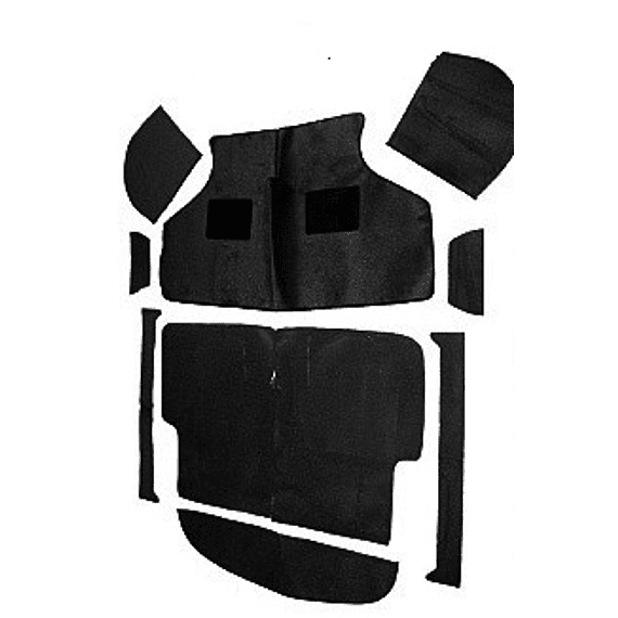 Kit de Carpetes Deluxe - Preto