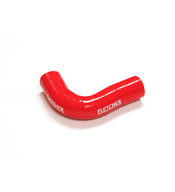 Tubo Superior do Radiador Fletcher em Silicone (1275) - Vermelho