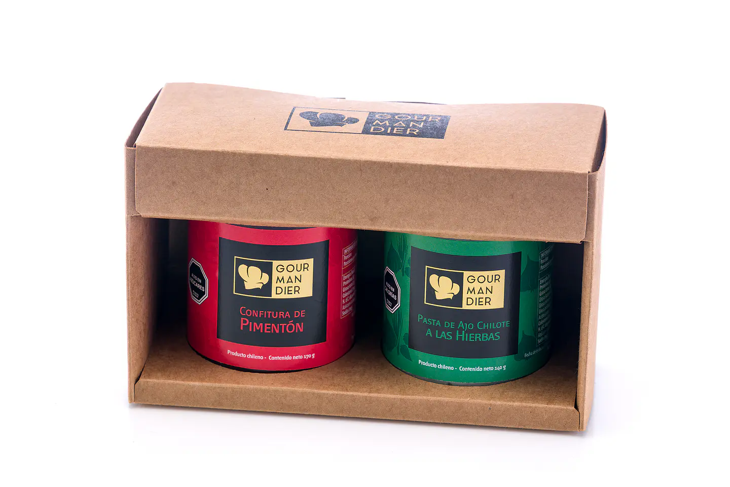 Gourmandier - Caja gourmet 2 u - 156 mL 1