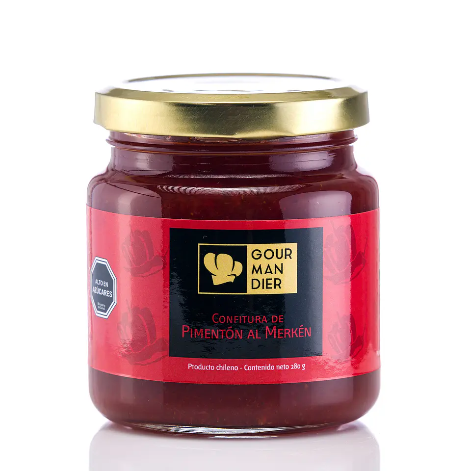 Gourmandier - Confitura pimentón merken - 260 mL 1
