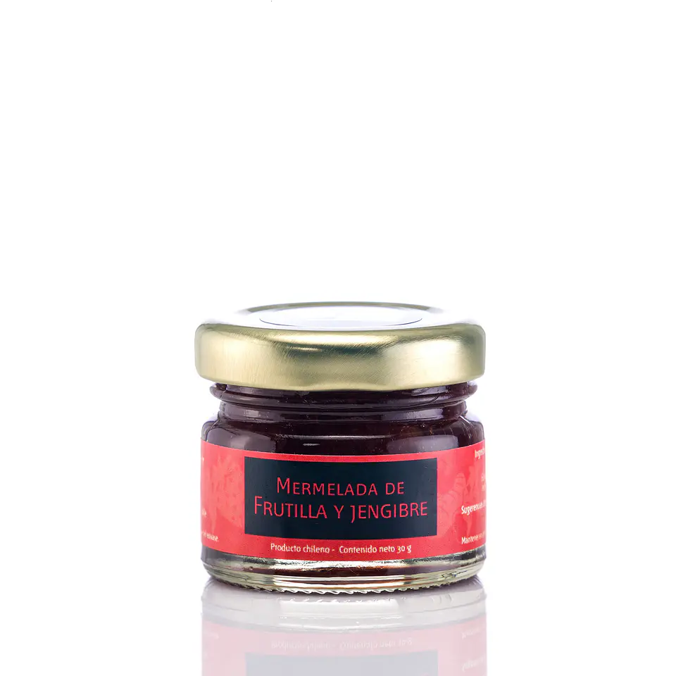 Gourmandier - Mermelada frutilla & jengibre - 28 mL 1