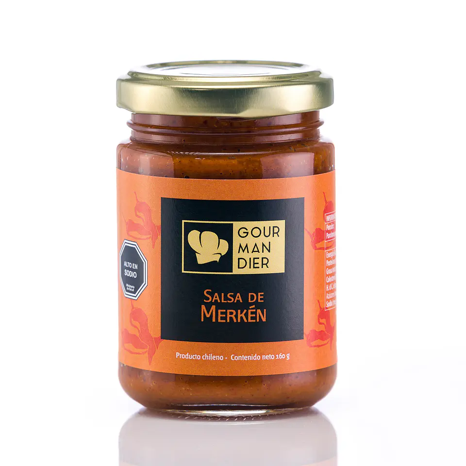 Gourmandier - Salsa merkén - 156 mL 1