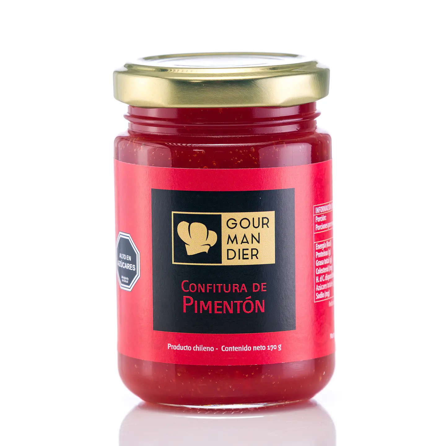 Gourmandier - Confitura pimentón - 156 mL 1